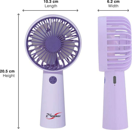 Mini Portable USB Air Cooler Fan (Purple)