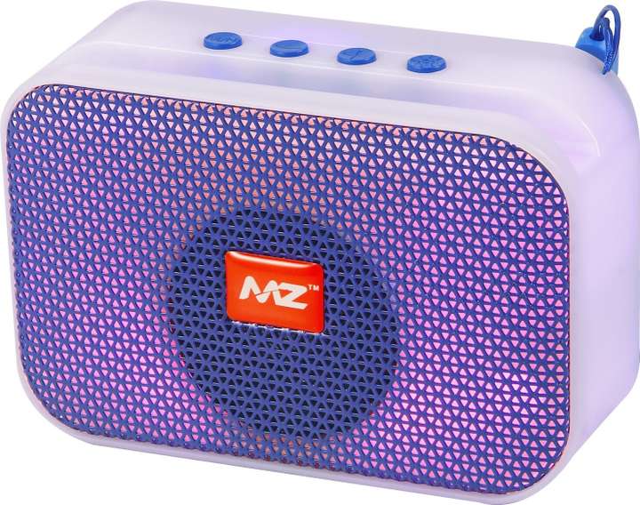 MZ M412SP Portable Bluetooth Speaker – Dynamic Thunder Sound, High Bass, 5W Output (Multicolor, Stereo)